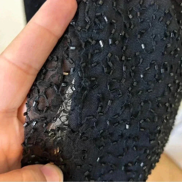 Vintage Beaded Sequin Pants and Tank Set Brilliante and Scala Size M - Picture 8 of 16